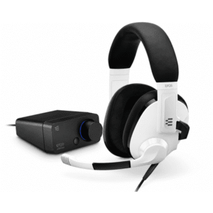 EPOS H3 Hybrid Closed Acoustic Gaming Headset Paired with the GSX 300