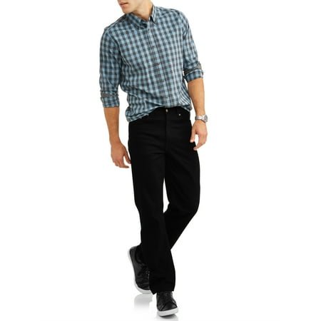 George Men's & Big Men's Relaxed Fit 100% Cotton Jeans, Sizes 28-54