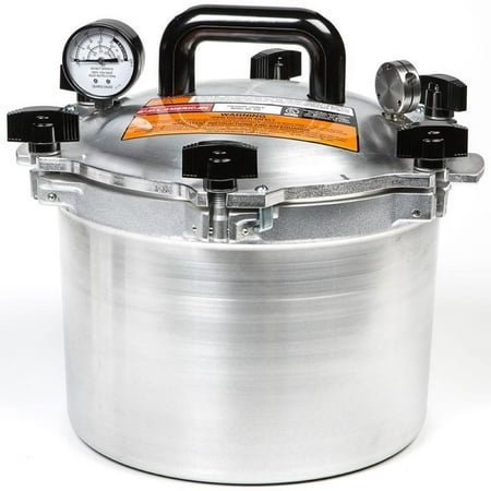 All American Canner Pressure Cooker, 10.5 Qt., Silver