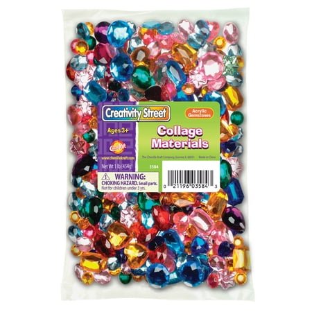 Acrylic Gemstones, 1 lb.