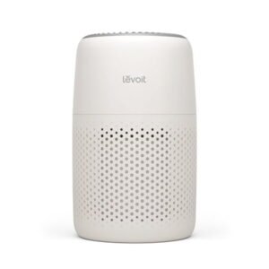 Levoit Core Mini with Night Light 255 Sq Ft 3-Stage Original Filter Air Purifier, Cream White