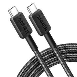 Anker Braided USB-C to USB-C Cable (6ft, 60W) Black