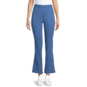 RealSize Women's Pull On Bootcut Jeggings, Available in Regular and Petite
