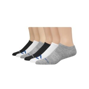 Champion, Adult Men's, Athletic Super No Show Multi Logo Socks, 6-Pack, Size 10-13