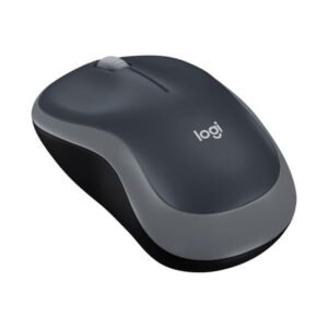 Logitech M185 Wireless Mouse, 2.4GHz with USB Mini Receiver, 12-Month Battery Life, 1000 DPI Optical Tracking, Ambidextrous, Swift Gray