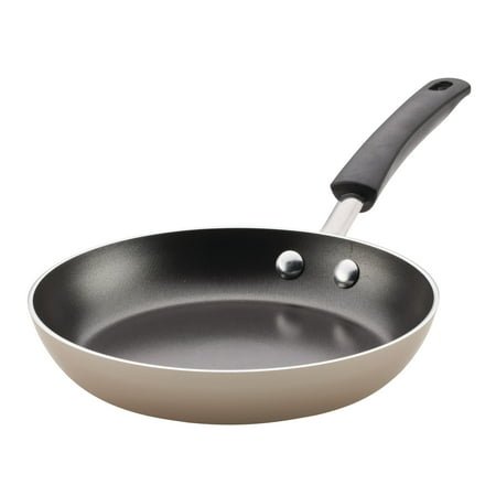 Farberware Easy Clean 8 Inch Nonstick Frying Pan / Skillet, Dishwasher Safe, Champagne