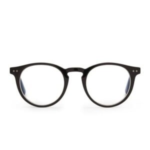 Compliments by DIFF Eyewear Chase Blue Light Reading Glasses Black +1.25