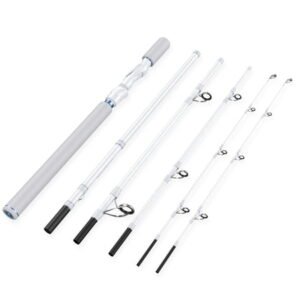 KastKing Travel Fishing Rods, Portable 4 Piece Spinning & Casting Rods, Extra Twin-Tip- Centron Lite