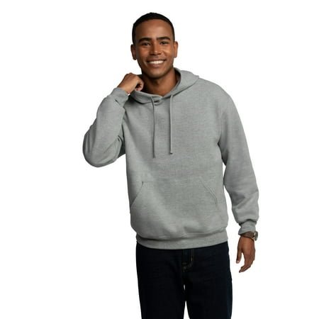 Fruit of the Loom Men's EverSoft Fleece Hoodie, Cozy Pullover Sweatshirt, Sizes S-3XL