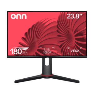 onn 24" FHD (1920 x 1080p) 180hz 1ms FreeSync Gaming Monitor with HDMI and DP Cables, Black