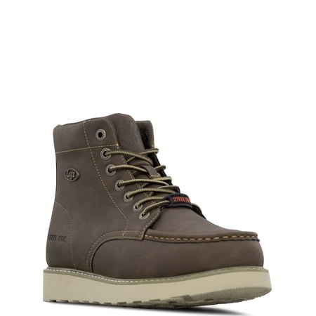 Lugz Work Men's Monterey Wide Steel Toe Moc Toe Chukka Work Boots