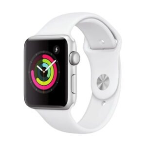 Apple Watch Series 3 GPS, 42mm Silver Aluminum Case with White Sport Band