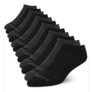 AND1 Men's Socks, Cushion No Show Socks, 12 Pack
