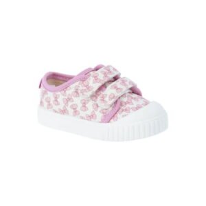 Wonder Nation Baby Girls Two Strap Bump Toe Sneakers