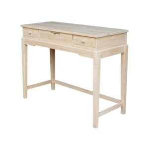 International Concepts Dt-2 Vanity Table, Ready to Finish