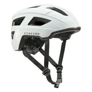 Concord Adult Light Gray Bike Helmet, Adjustable Fit, Ages 14+