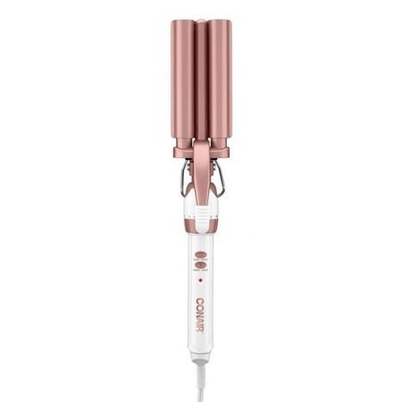 Conair Double Ceramic 3-Barrel Curling Iron, Hair Curler for All Lengths