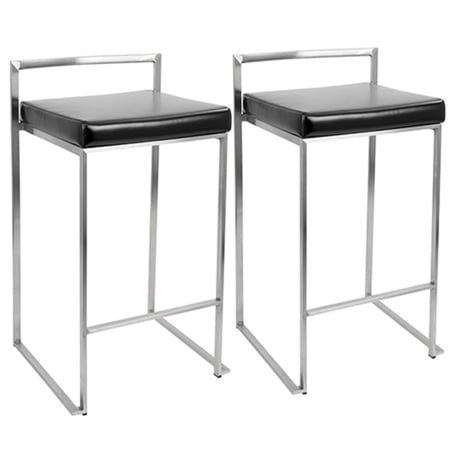 Fuji Stacker Counter Stool, Set of 2