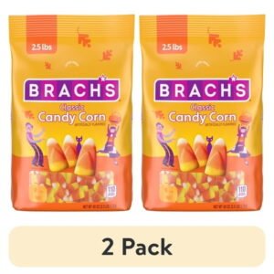 (2 pack) Brach's Classic Candy Corn, Halloween Corn, 40 oz, Bag