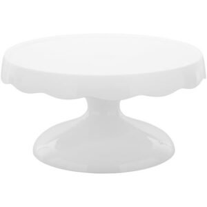 Wilton 2-in-1 Pedestal Cake Stand and Serving Plate, 10-Inch Round Stand