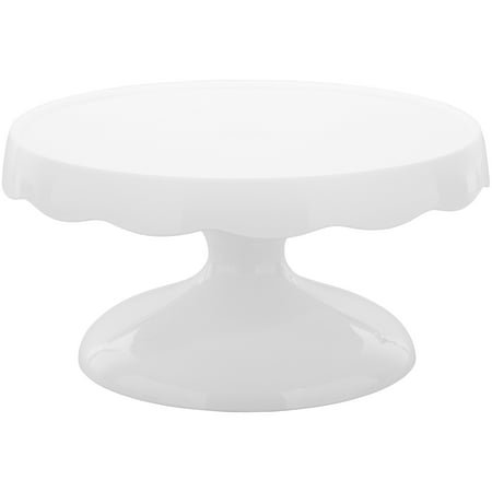 Wilton 2-in-1 Pedestal Cake Stand and Serving Plate, 10-Inch Round Stand