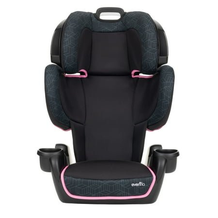Evenflo GoTime LX Booster Car Seat, Terrain Pink