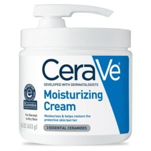 CeraVe Moisturizing Cream for Face & Body Normal to Very Dry Skin with Pump 16 oz