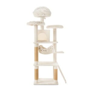 Vibrant Life 8-Level Cat Tree, Cream, 73"