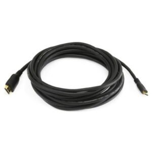 Monoprice Standard HDMI Cable - 15 Feet - Black | With HDMI Mini Connector, 1080i @ 60Hz, 4.95Gbps, 30AWG