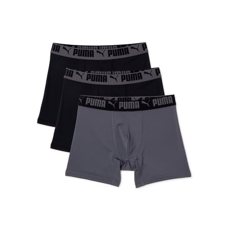 Puma Men's Boxer Briefs, 3-Pack