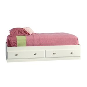 Sauder Shoal Creek Twin Mates Bed in Soft White