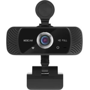 1080p Webcam Full HD Web Camera w/ Built-In Microphone, 30fps, USB 2.0, 120° View Streaming Cam by Mata1-USA