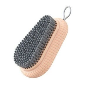 Follure Scrub Brush Quality Soft Laundry Clothes Shoes Easy to grip Household Cleaning Pink