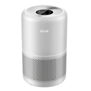 Levoit Core 300-RAC-P 1073 Sq Ft 3-Stage Filtration Living Room and Bedroom Air Purifier, Gray