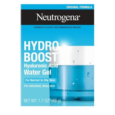 Neutrogena Hydro Boost Water Gel Face Moisturizer Lotion with Hyaluronic Acid, 1.7 oz