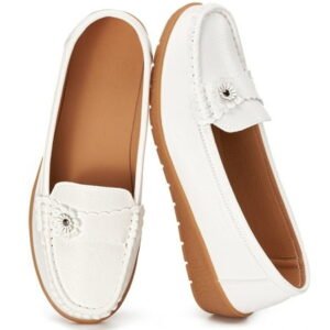 Ecetana Loafers for Women Casual Dressy Shoes Comfortable Walking Flats Shoes