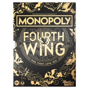 Monopoly Fourth Wing Edition Board Game, Officially Licensed Game for Ages 17+
