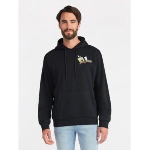SpongeBob SquarePants Men's & Big Men's Graphic Fleece Hoodie with Long Sleeves, Sizes S-3XL