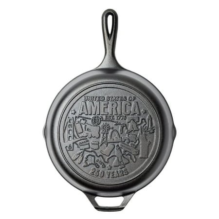Lodge 10.25" Seasoned Cast Iron Skillet with America 250