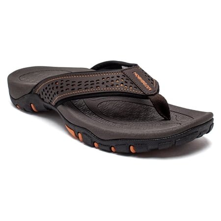 HOBIBEAR Mens Flip Flop Thong Sandals Indoor and Outdoor(Size 7.5-14Men)