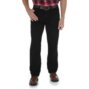 Wrangler Five Star Premium Denim Relaxed Fit Jean in Stone Bleach