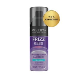 John Frieda Frizz Ease Moisture Barrier Firm Hold Hairspray, Anti Frizz, 2 oz