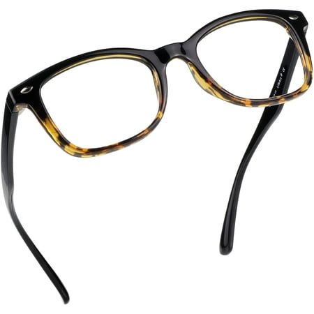 LifeArt Blue Light Blocking Glasses, Anti Eyestrain, Computer Reading Glasses, Gaming Glasses, TV Glasses for Women Men, Anti Glare (Tortoise, +4.00 Magnification)