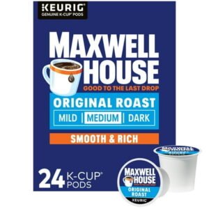 Maxwell House Original Roast Medium Roast K-Cup® Coffee Pods, 24 Count Box