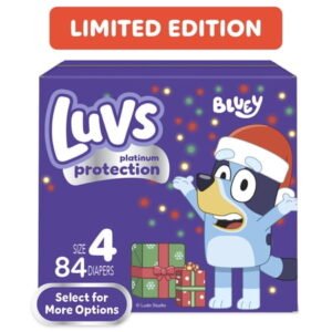 Luvs Platinum Protection Baby Diapers Size 4, 84 Count (Select for More Options)