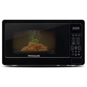 Frigidaire 0.7 Cu. ft. Countertop Microwave Oven, 700 Watt Microwave with 10 Power Levels, Black