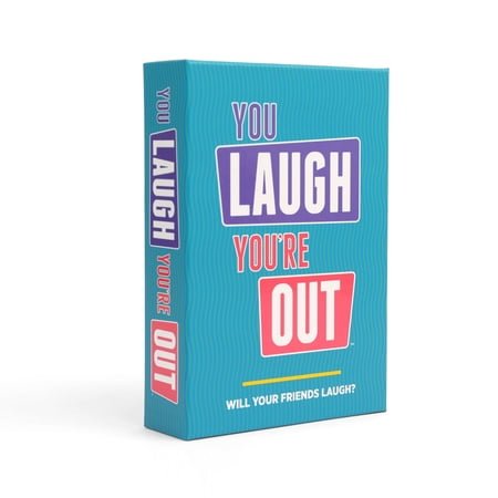 You Laugh You're Out by DSS Games [Try Not to Laugh Family Card Game for Adults, Kids & Teens | Game Nights & Parties Ages 14 and up]