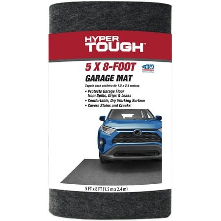 Hyper Tough Garage Mat; 8 ft. Long by 5 ft. Wide - GMCW852PDQ - Waterproof Flooring Protection.