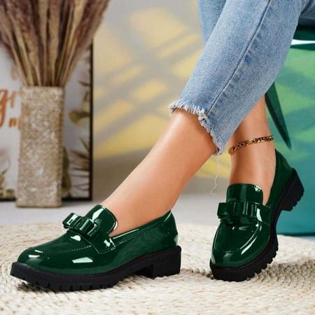 Busydd Womens Loafers Fashionable Slip on Loafers for Women Dressy Casual Comfortable Closed Toe Shoes for Women