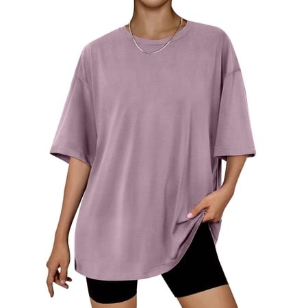 SUNBS Plus Size Womens Tops Workout T Shirts Short Sleeve Spring Tee Summer Clothes,Sizes S-3XL